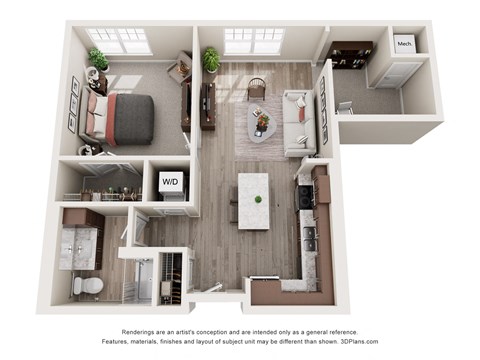 1 bed 1 bath M at The Winslow 62+ Apartments, Minnesota, 55118